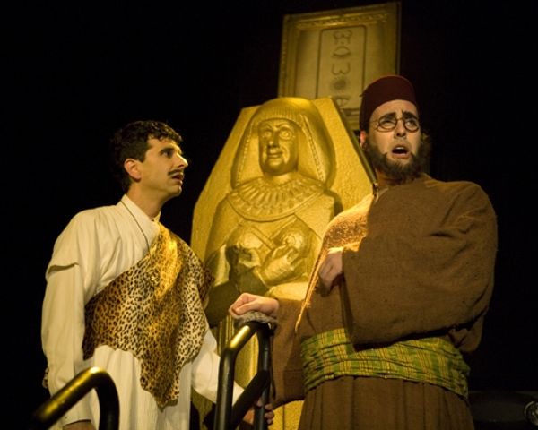 John Cariani (Lord Edgar Hillcrest) and Jeffrey M. Bender (Alcazar) Photo