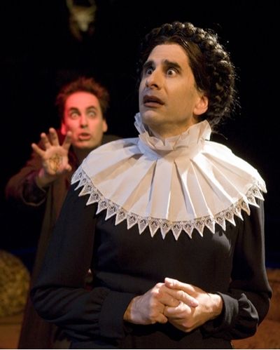 Jeffrey M. Bender (Nicodemus) and John Cariani (Jane Twisden) Photo