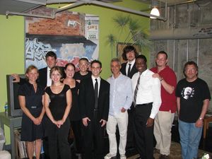 Rahm Emanuel & wife with cast @ BroadwayWorld Rahm Emanuel & wife with cast Photo