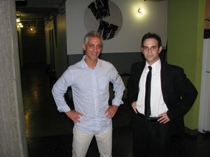 Rahm Emanuel with Seth Weitberg @ BroadwayWorld Rahm Emanuel with Seth Weitberg Photo