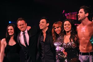 Director Jason Gilkison, Ricky Rojas, Karina Smirnoff, Rebecca Tapia & Maksim Chmerko Photo