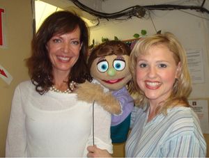 Allison Janney, Kate Monster, and Anika Larsen @ BroadwayWorld Allison Janney, Kate Monster, and Anika Larsen Photo