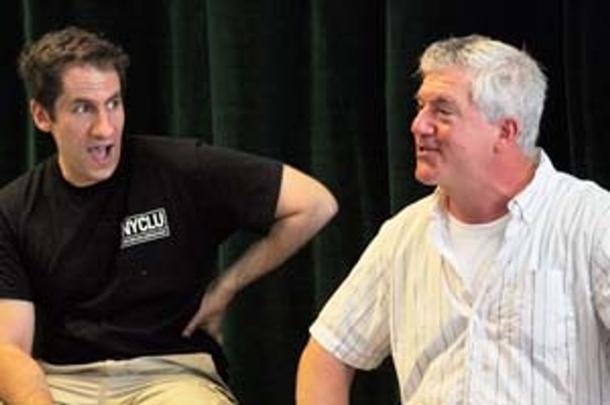 Seth Rudetsky and Gregory Jbara at 