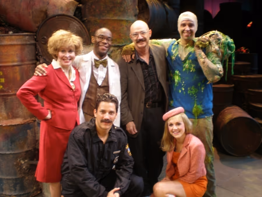 Photo Flash: Legendary Bass Guitarist Tony Levin Visits 'THE TOXIC AVENGER' Image