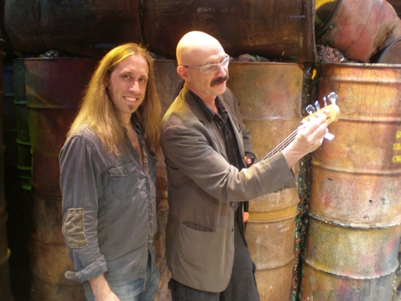 Photo Flash: Legendary Bass Guitarist Tony Levin Visits 'THE TOXIC AVENGER'  Image