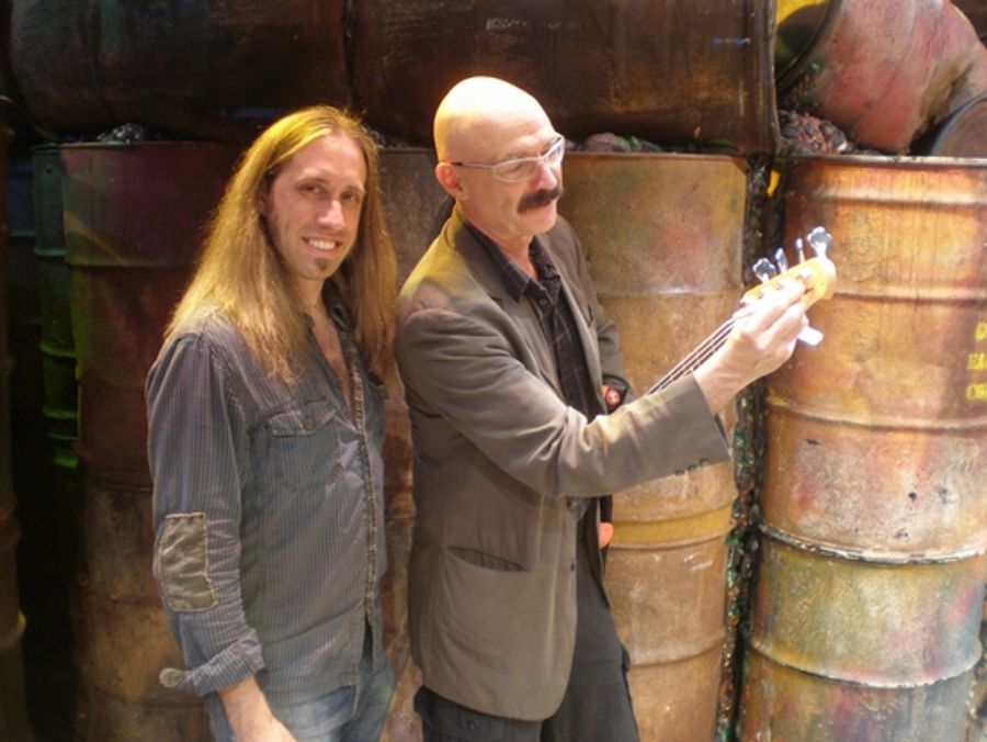 Photo Flash: Legendary Bass Guitarist Tony Levin Visits 'THE TOXIC AVENGER' Image
