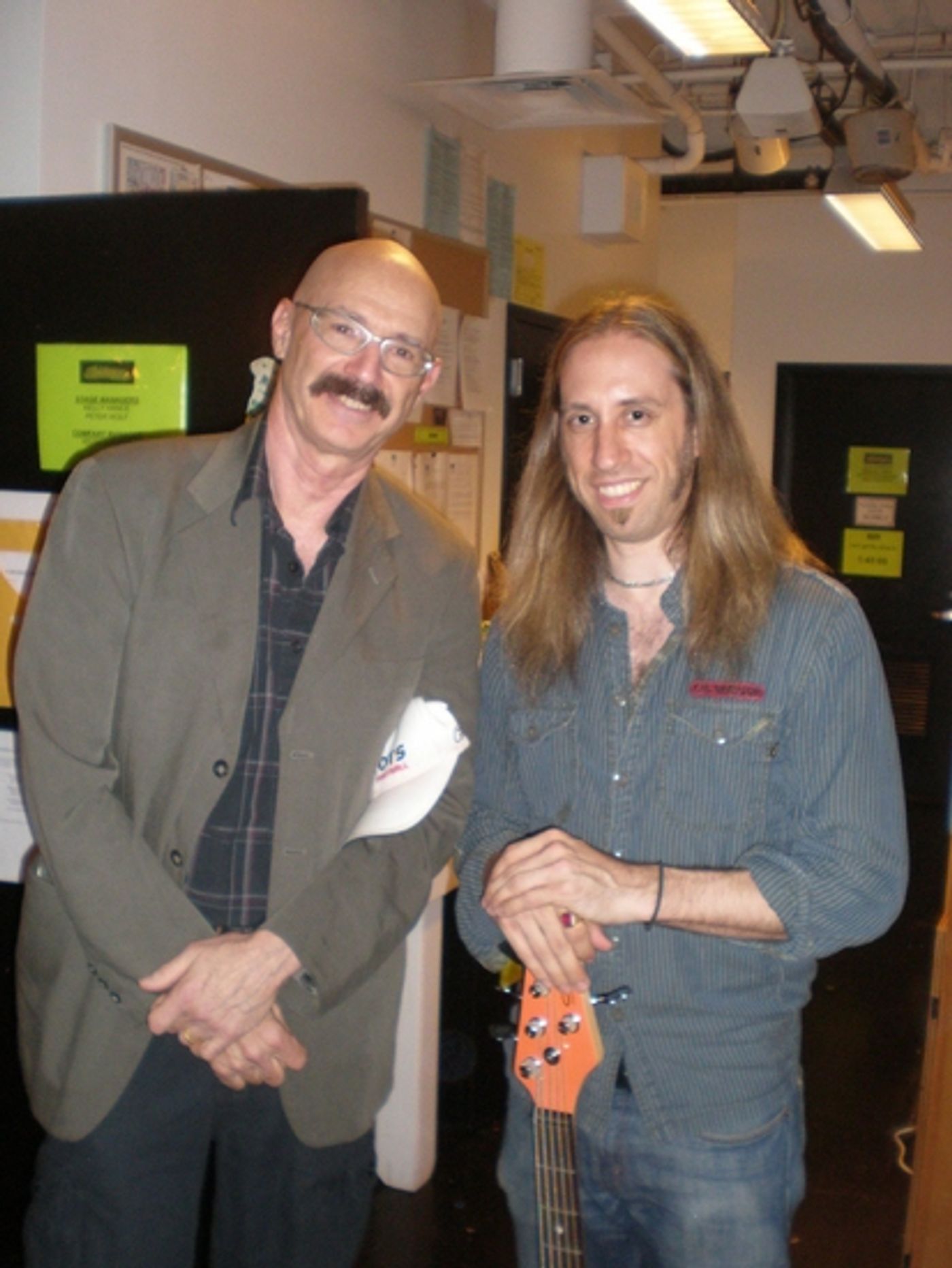 Photo Flash: Legendary Bass Guitarist Tony Levin Visits 'THE TOXIC AVENGER'  Image