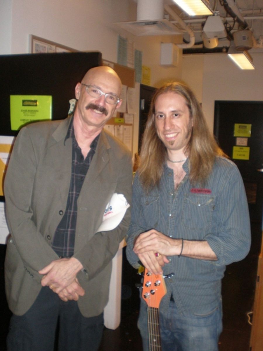 Photo Flash: Legendary Bass Guitarist Tony Levin Visits 'THE TOXIC AVENGER' Image