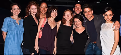 Phoebe Strole, Kerry O'Malley, Lili Cooper, Krysta Rodriguez, Alison Posner, Zachary  Photo