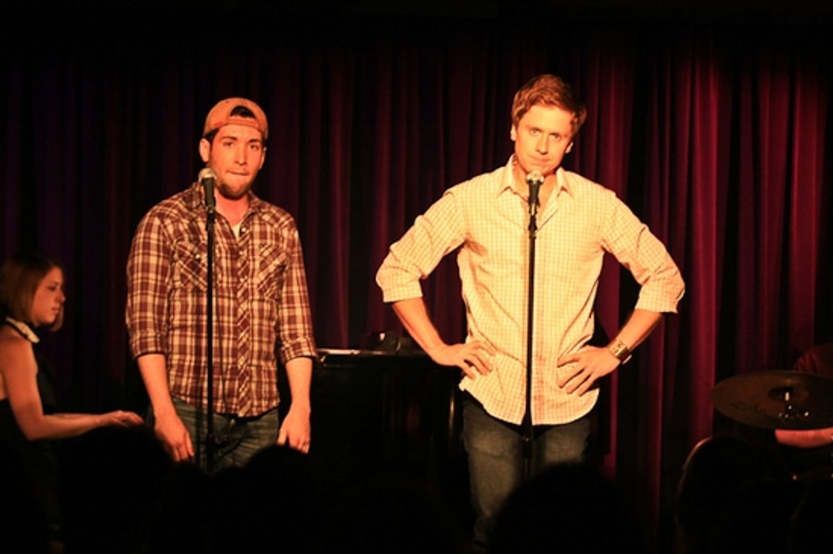 Zachary Prince and Steven Booth at 