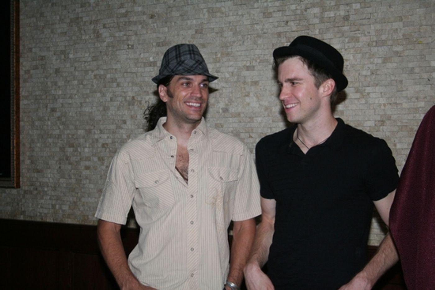 Photo Coverage: HAIR Stars Creel and Swenson Unveil Their Tony's DiNapoli 'Broadway Wall of Fame'  Portrait  Image