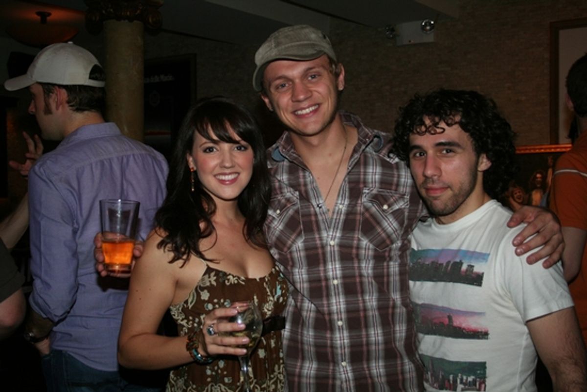 Rachel Potter, Matt De Angelis and Johnny Milani at 