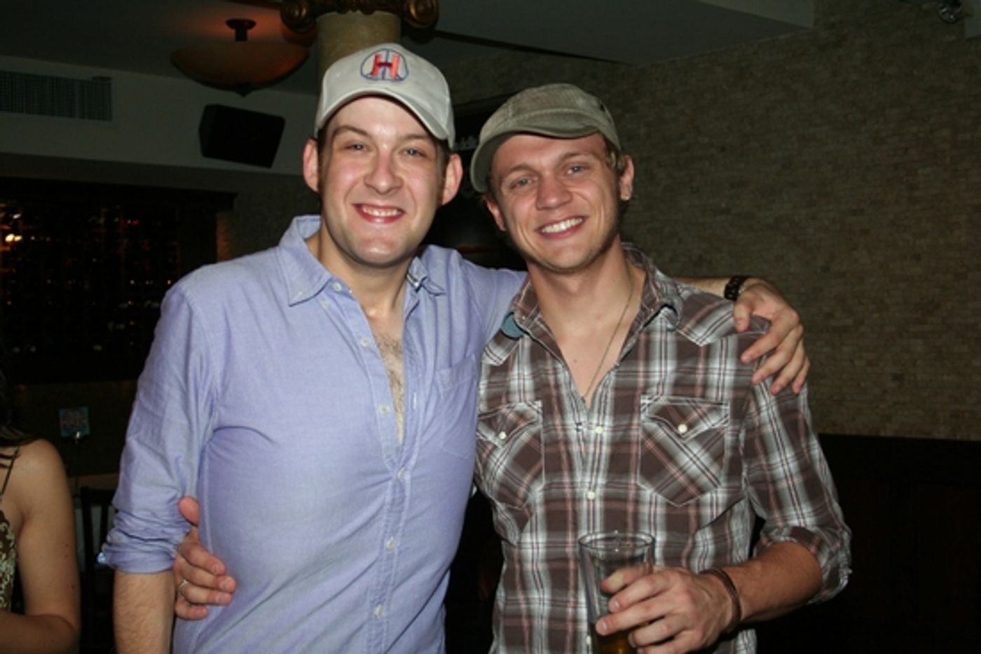 Photo Coverage: HAIR Stars Creel and Swenson Unveil Their Tony's DiNapoli 'Broadway Wall of Fame'  Portrait  Image