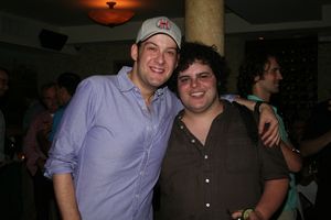 Andrew Kober and Josh Gad Photo