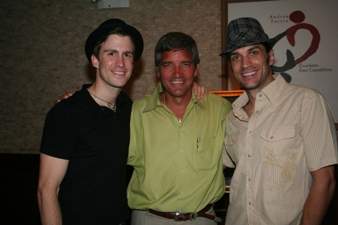 Photo Coverage: HAIR Stars Creel and Swenson Unveil Their Tony's DiNapoli 'Broadway Wall of Fame'  Portrait  Image