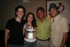 Gavin Creel, Valerie Smaldone, Bruce Dimpflmaier and Will Swenson Photo