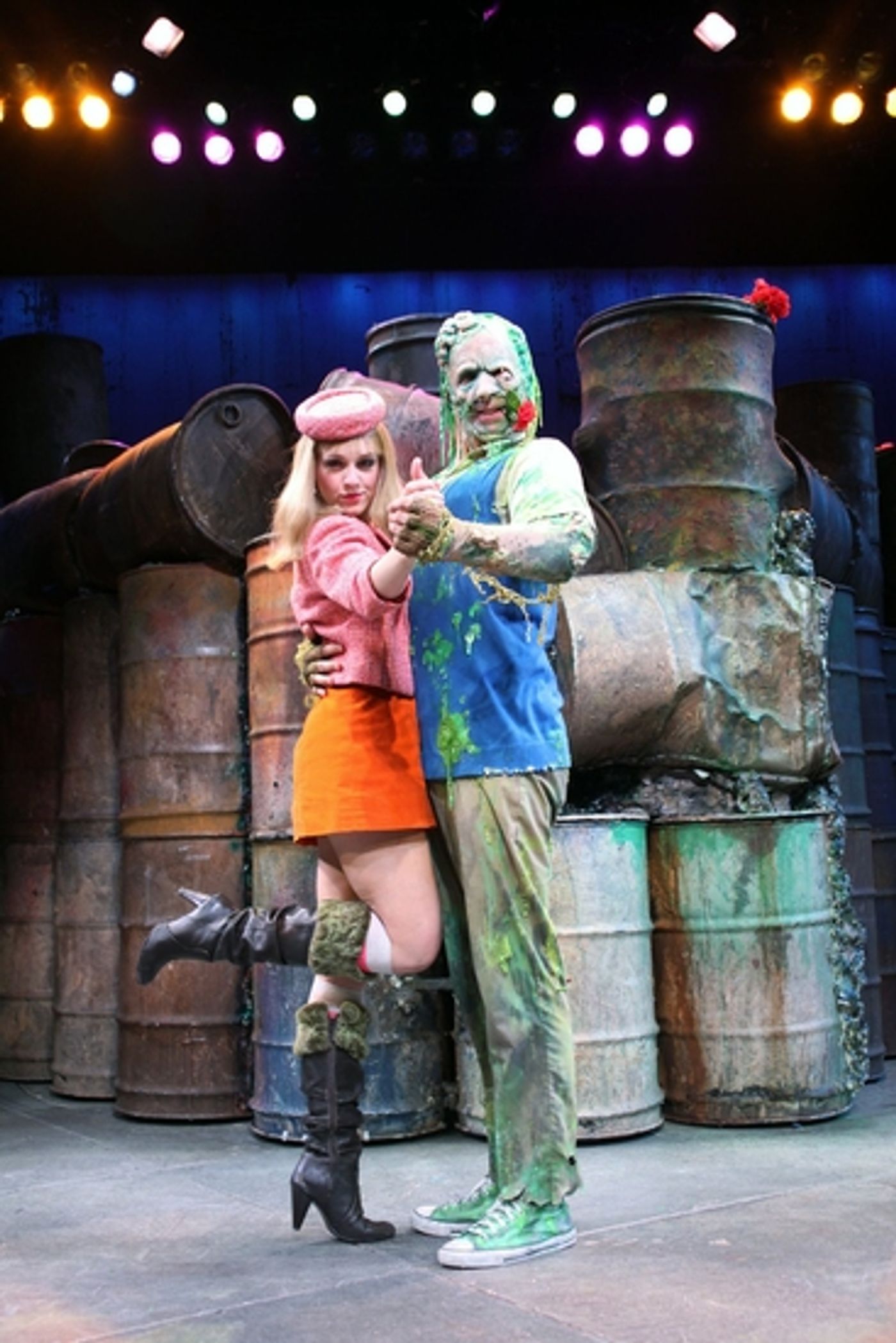 Photo EXCLUSIVE: THE TOXIC AVENGER Cast 'Burns' The New World Stages 'Floor' Photo EXCLUSIVE: THE TOXIC AVENGER Cast 'Burns' The New World Stages 'Floor' Image