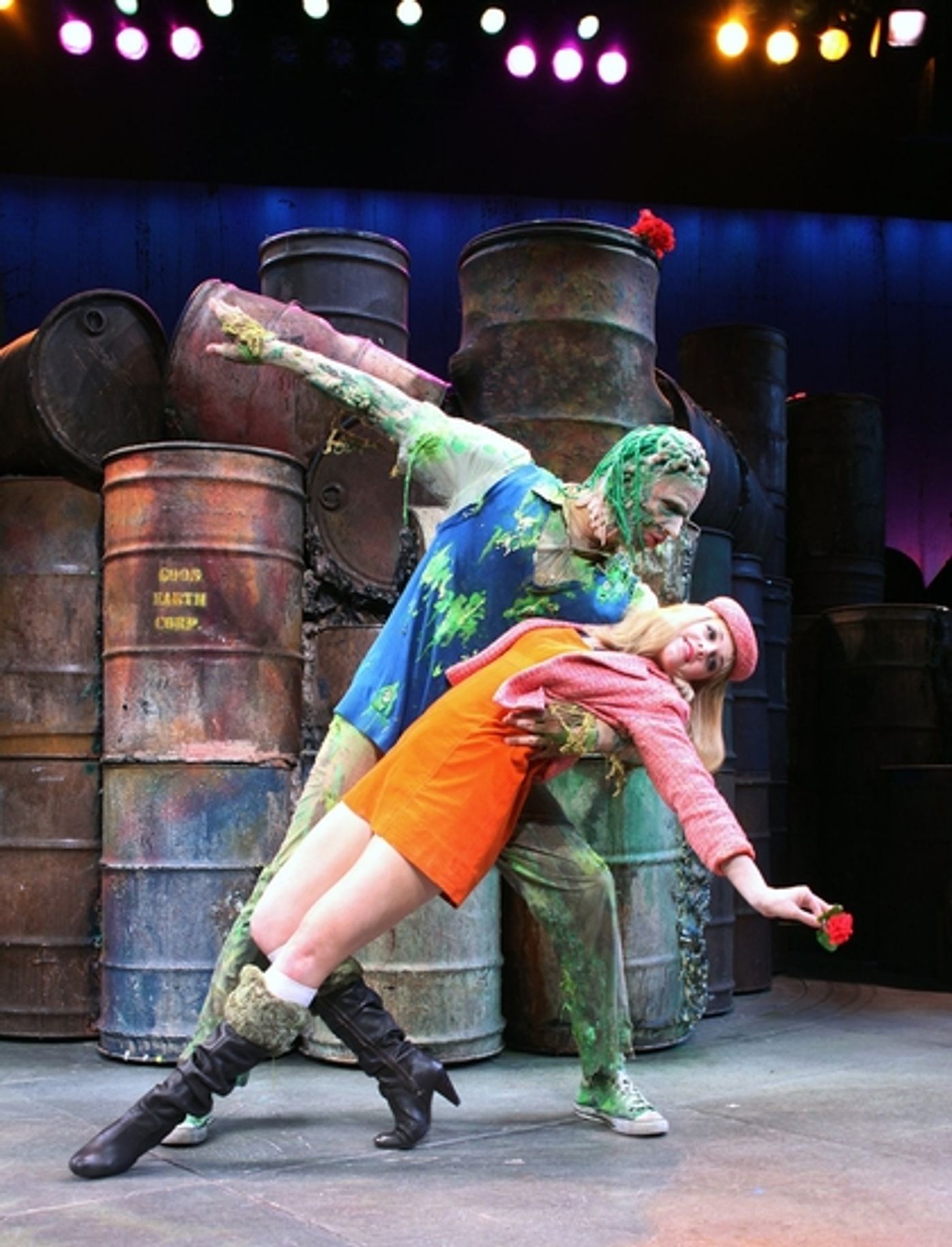 Photo EXCLUSIVE: THE TOXIC AVENGER Cast 'Burns' The New World Stages 'Floor' Photo EXCLUSIVE: THE TOXIC AVENGER Cast 'Burns' The New World Stages 'Floor' Image