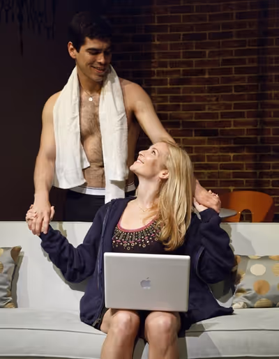 Raul Castillo and Jennifer Westfeldt Photo