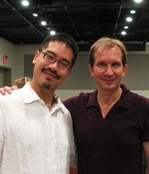 Director Ed Sylvanus Iskandar and Choreographer Stas Kmiec @ BroadwayWorld Director Ed Sylvanus Iskandar and Choreographer Stas Kmiec Photo