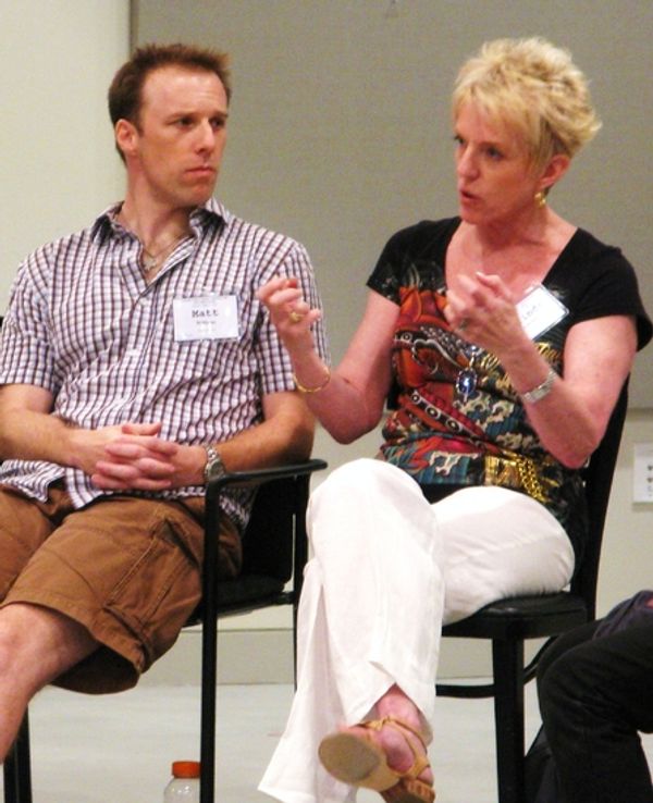 Choreographer Matt Williams and DanceBreak Director Melinda Atwood Photo