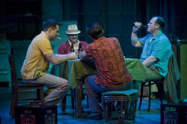 Christopher Innvar (Stanely Kowalski), John Juback (Steve), Thom Rivera (Pablo) and K Photo