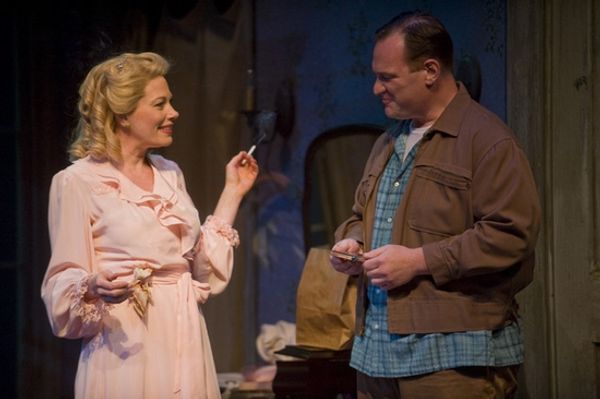 Marin Mazzie (Blanche DuBois) and Kevin Carolan (Mitch) Photo