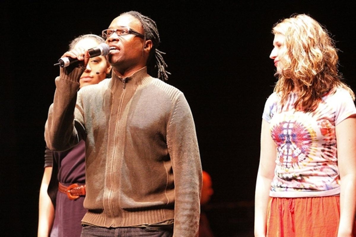 Billy Porter and the Broadway Dreams ensemble at 
