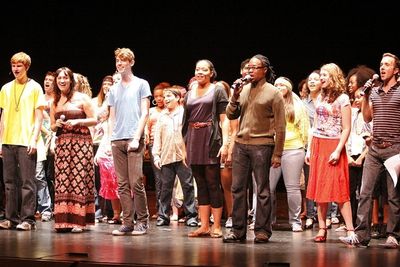 Eden Espinosa, Blake Daniel, Lilli Cooper, Billy Porter and the Broadway Dreams cast! Photo