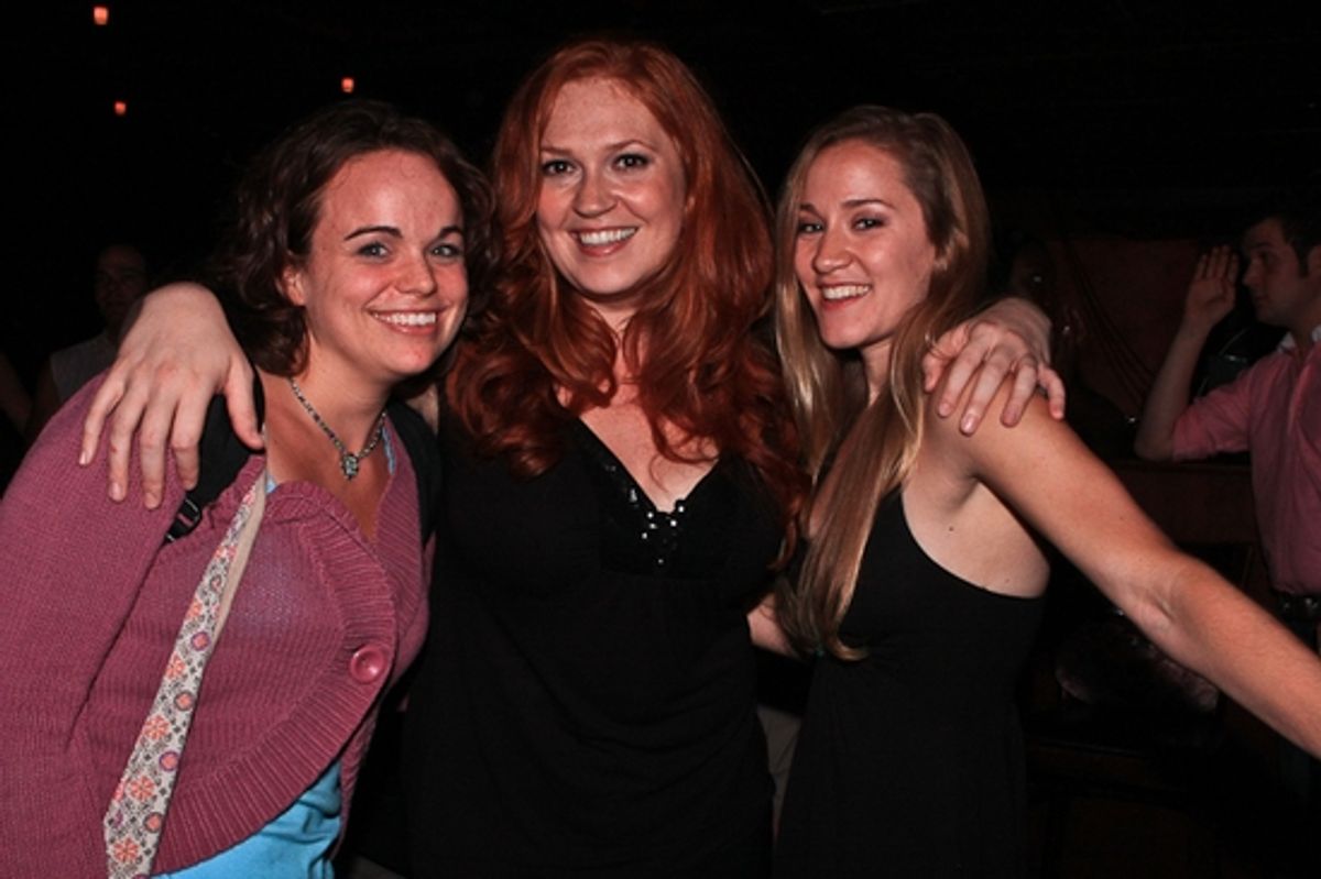 Kristen Michelle Bussiere, Katie Thompson and Betsy Morgan at 