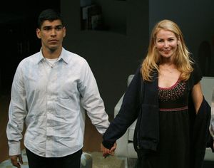 Raul Castillo and Jennifer Westfeldt Photo