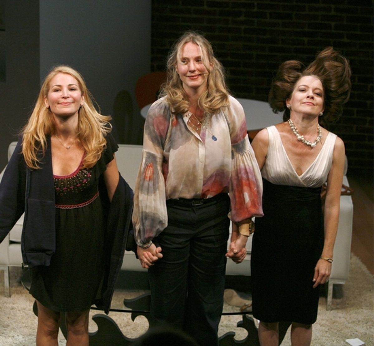 Jennifer Westfeldt, Christina Kirk and Isabel Keating at 