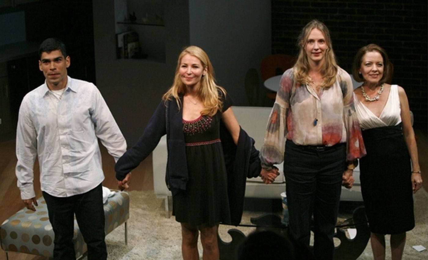 Photo Coverage: Primary Stages' A LIFETIME BURNING Opening Night - Curtain Call  Image