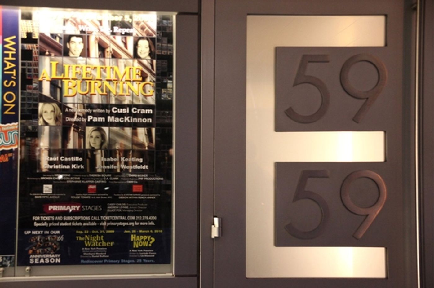 Photo Coverage: Primary Stages' A LIFETIME BURNING Opening Night - Curtain Call  Image