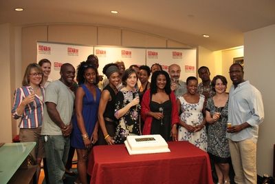Mandy Ringfield, Kate Whoriskey, Lynn Nottage, Amyre Loomis and the Cast of 'Ruined' Photo