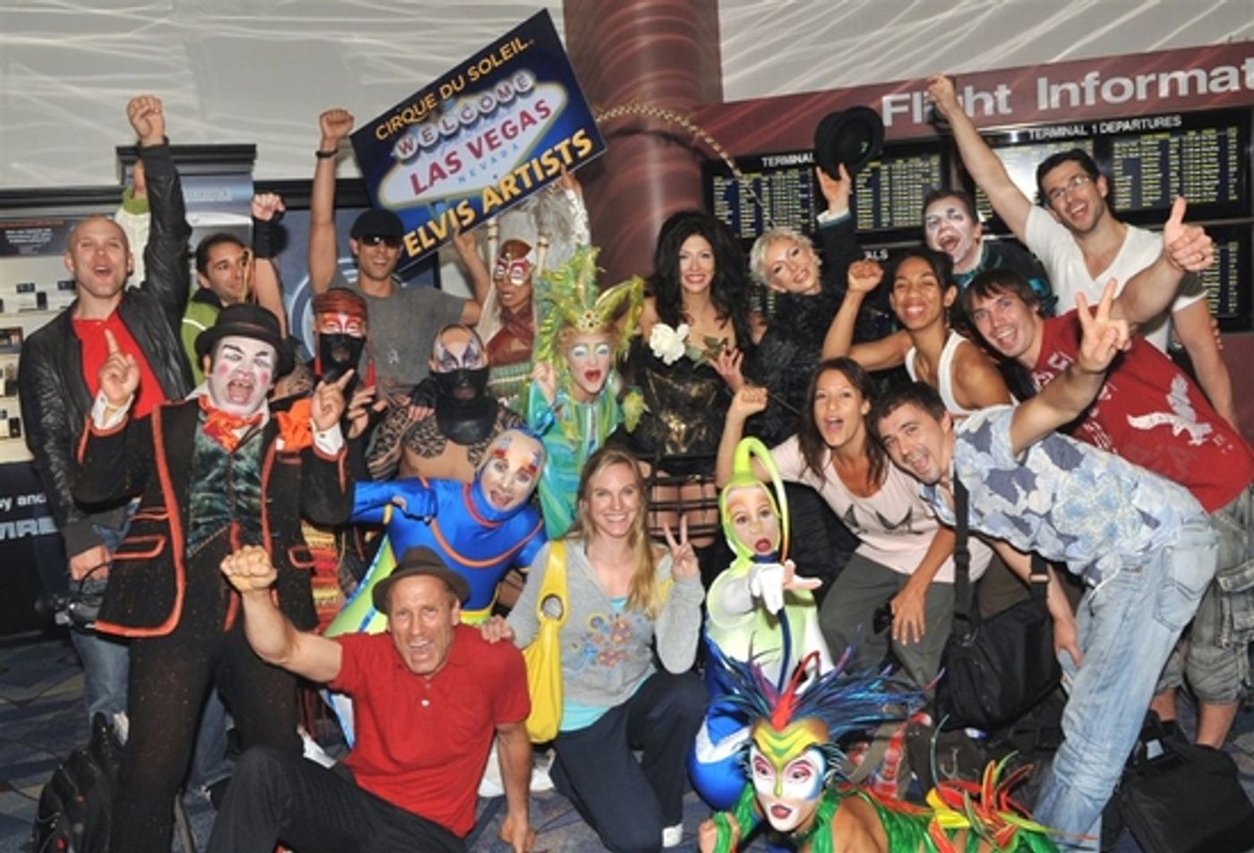 Photo Flash: Cirque du Soleil Welcomes 'ELVIS' Show Cast To Las Vegas' McCarran Airport  Image