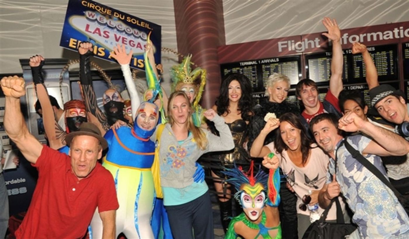 Photo Flash: Cirque du Soleil Welcomes 'ELVIS' Show Cast To Las Vegas' McCarran Airport  Image