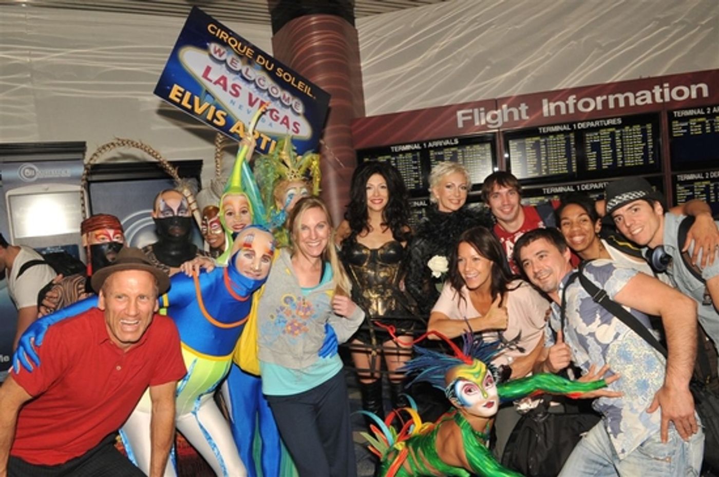 Photo Flash: Cirque du Soleil Welcomes 'ELVIS' Show Cast To Las Vegas' McCarran Airport  Image