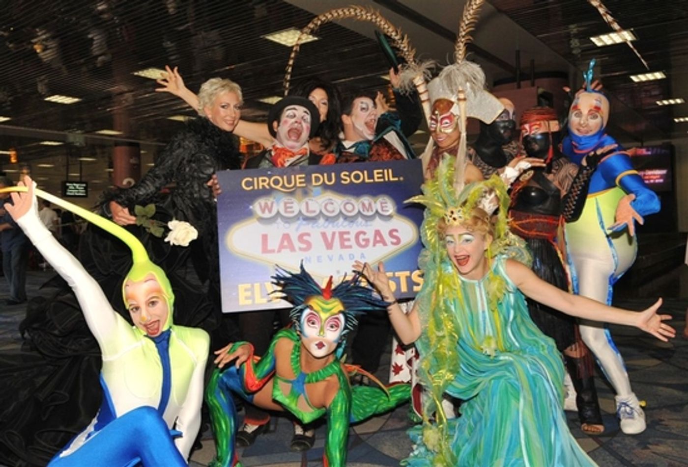 Photo Flash: Cirque du Soleil Welcomes 'ELVIS' Show Cast To Las Vegas' McCarran Airport  Image