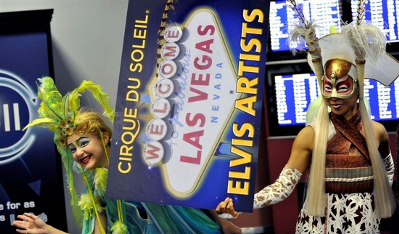 Photo Flash: Cirque du Soleil Welcomes 'ELVIS' Show Cast To Las Vegas' McCarran Airport  Image
