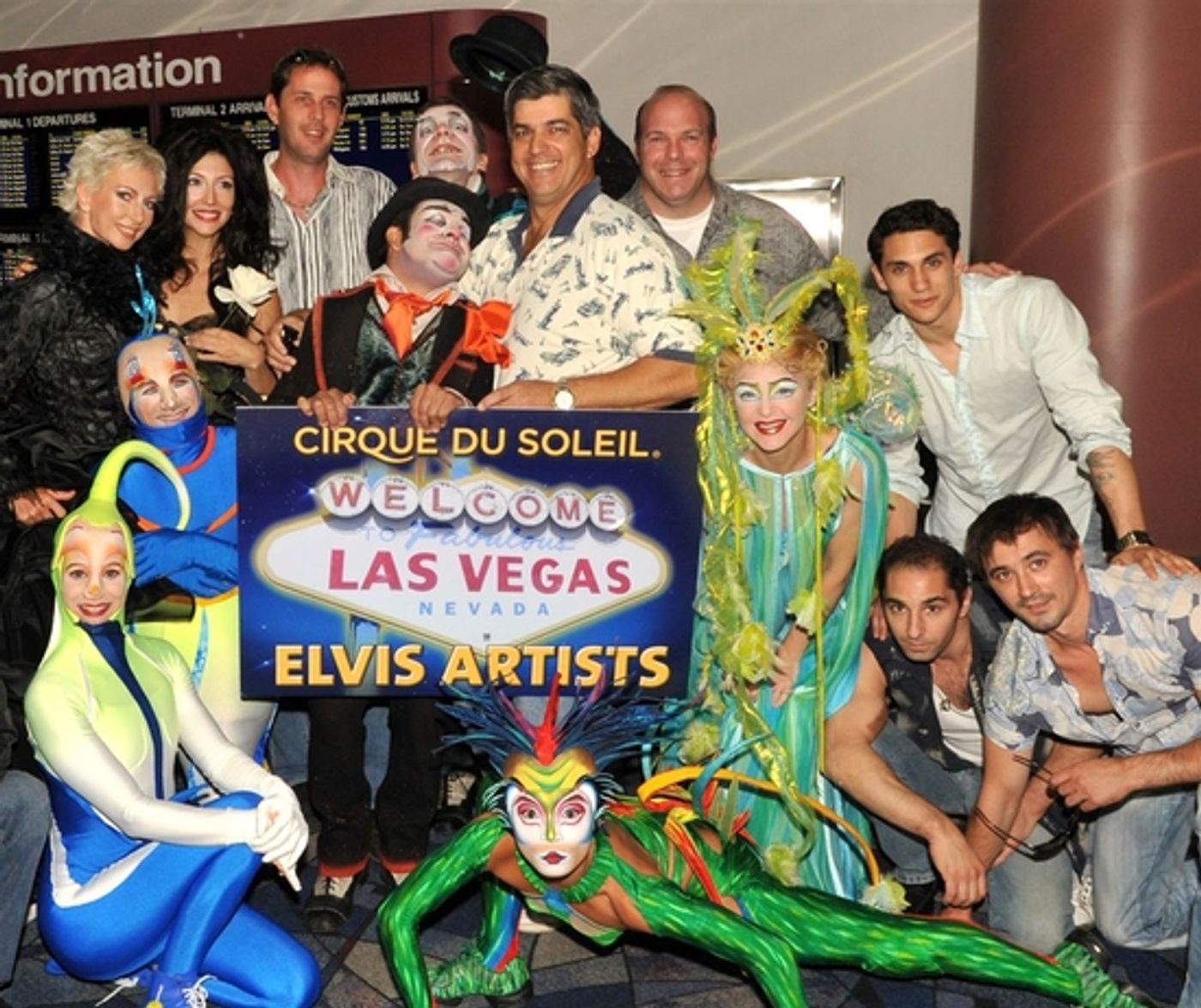 Photo Flash: Cirque du Soleil Welcomes 'ELVIS' Show Cast To Las Vegas' McCarran Airport  Image