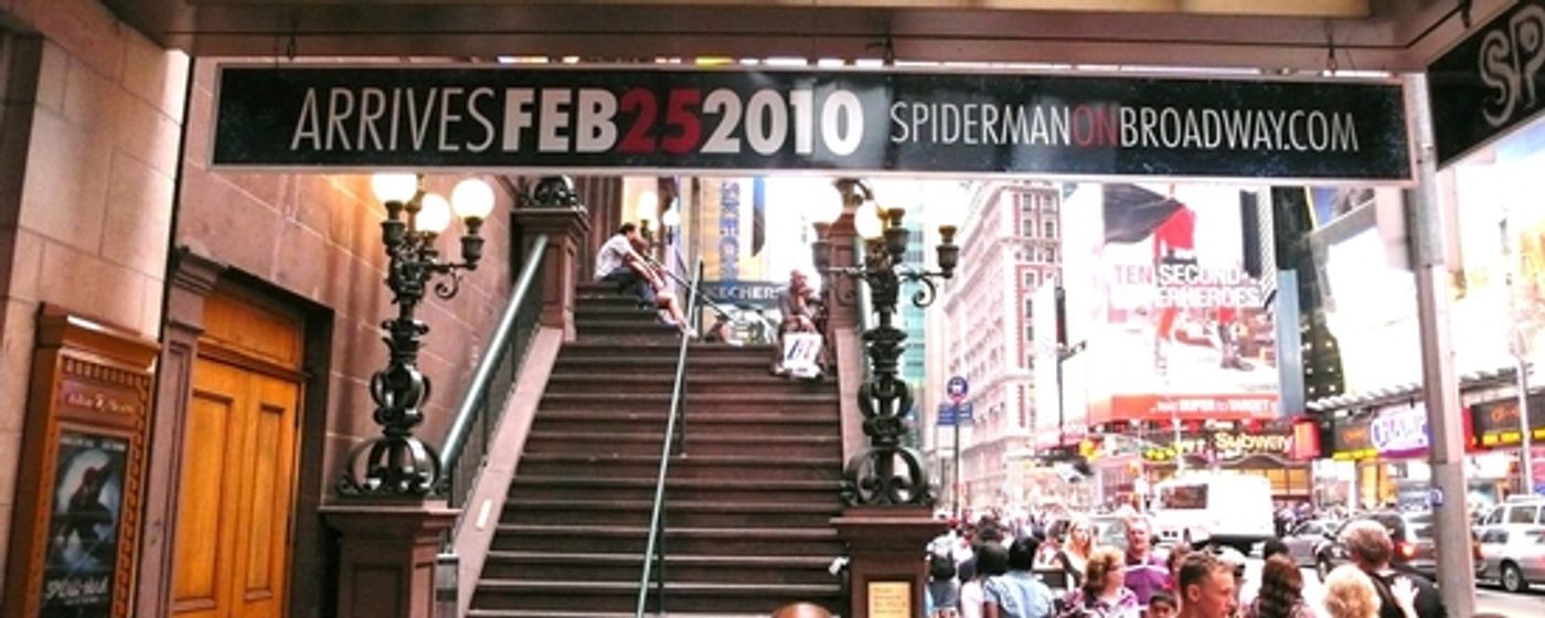 Photo Spotlight: 'SPIDER-MAN, Turn Off The Dark' Theatre Marquee  Image