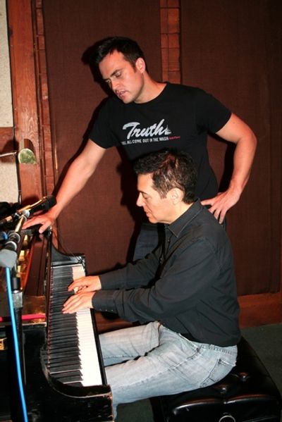Michael Feinstein and Cheyenne Jackson Photo