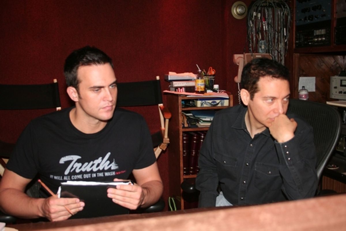 Cheyenne Jackson and Michael Feinstein at 
