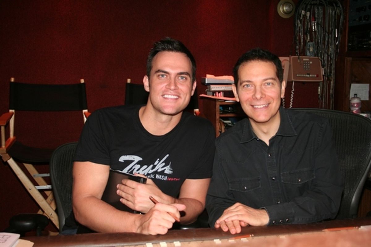 Cheyenne Jackson and Michael Feinstein at 