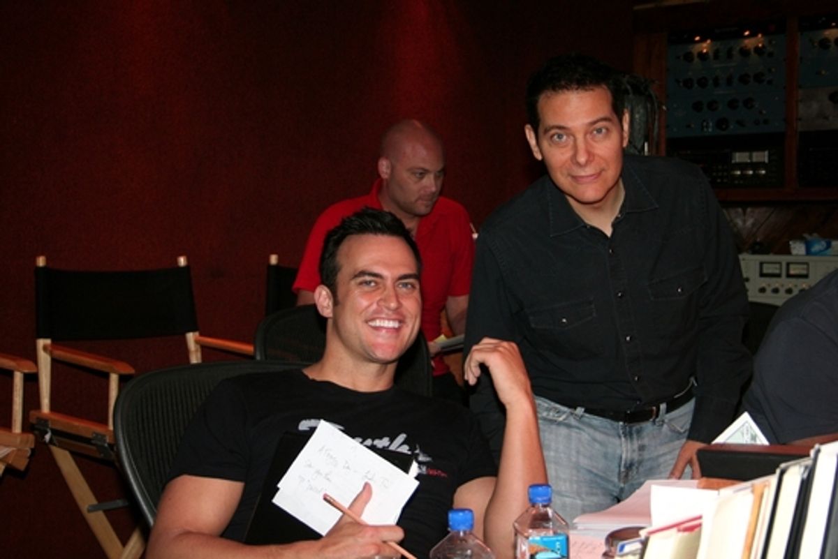 Cheyenne Jackson and Michael Feinstein at 