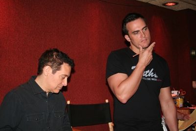 Cheyenne Jackson and Michael Feinstein Photo