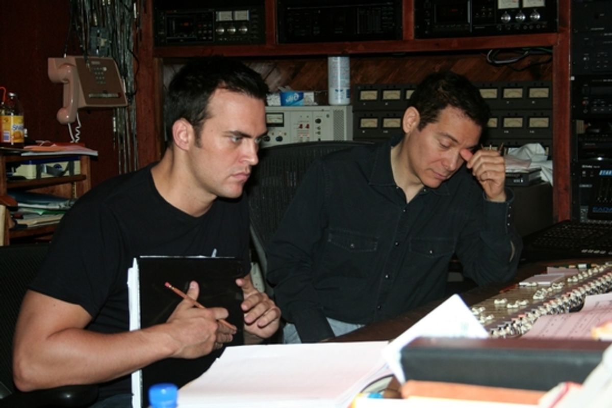 Cheyenne Jackson and Michael Feinstein at 