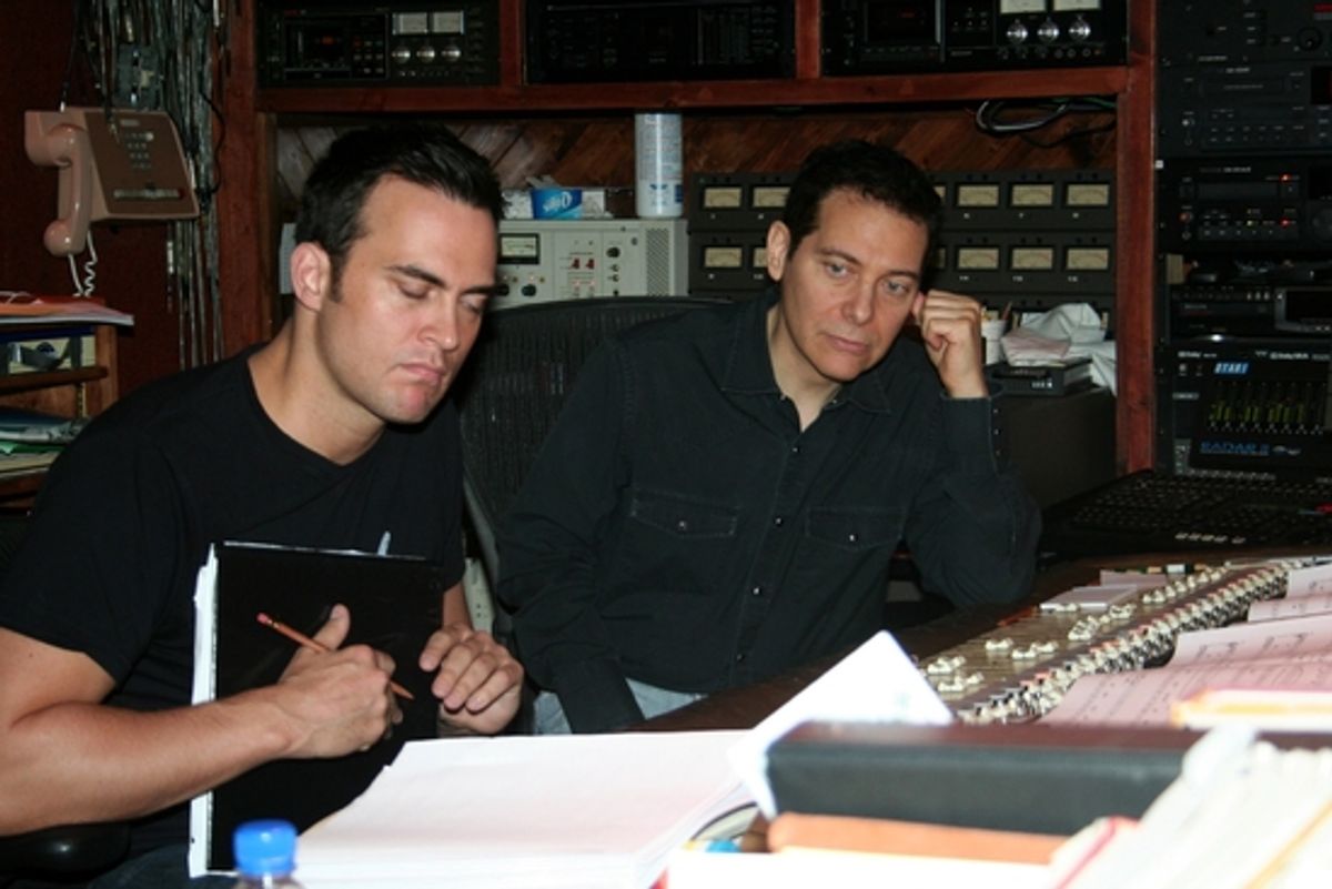 Cheyenne Jackson and Michael Feinstein at 