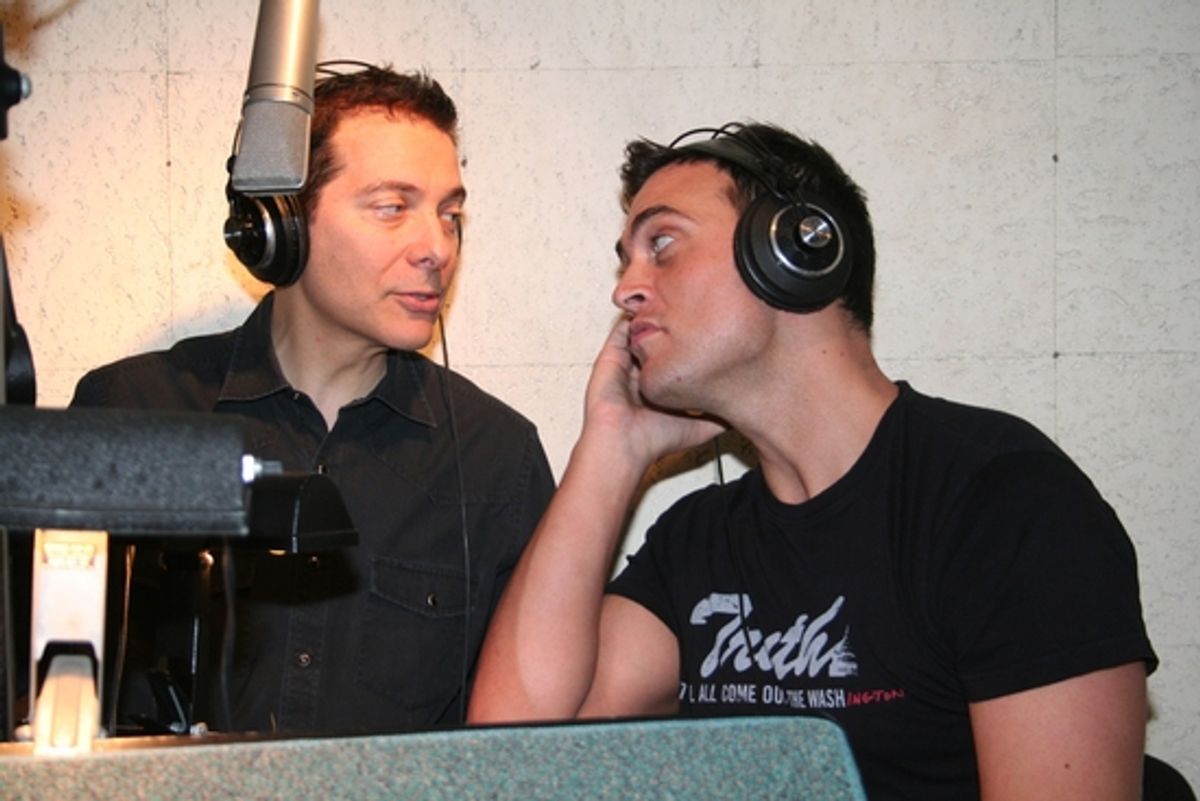 Michael Feinstein and Cheyenne Jackson at 